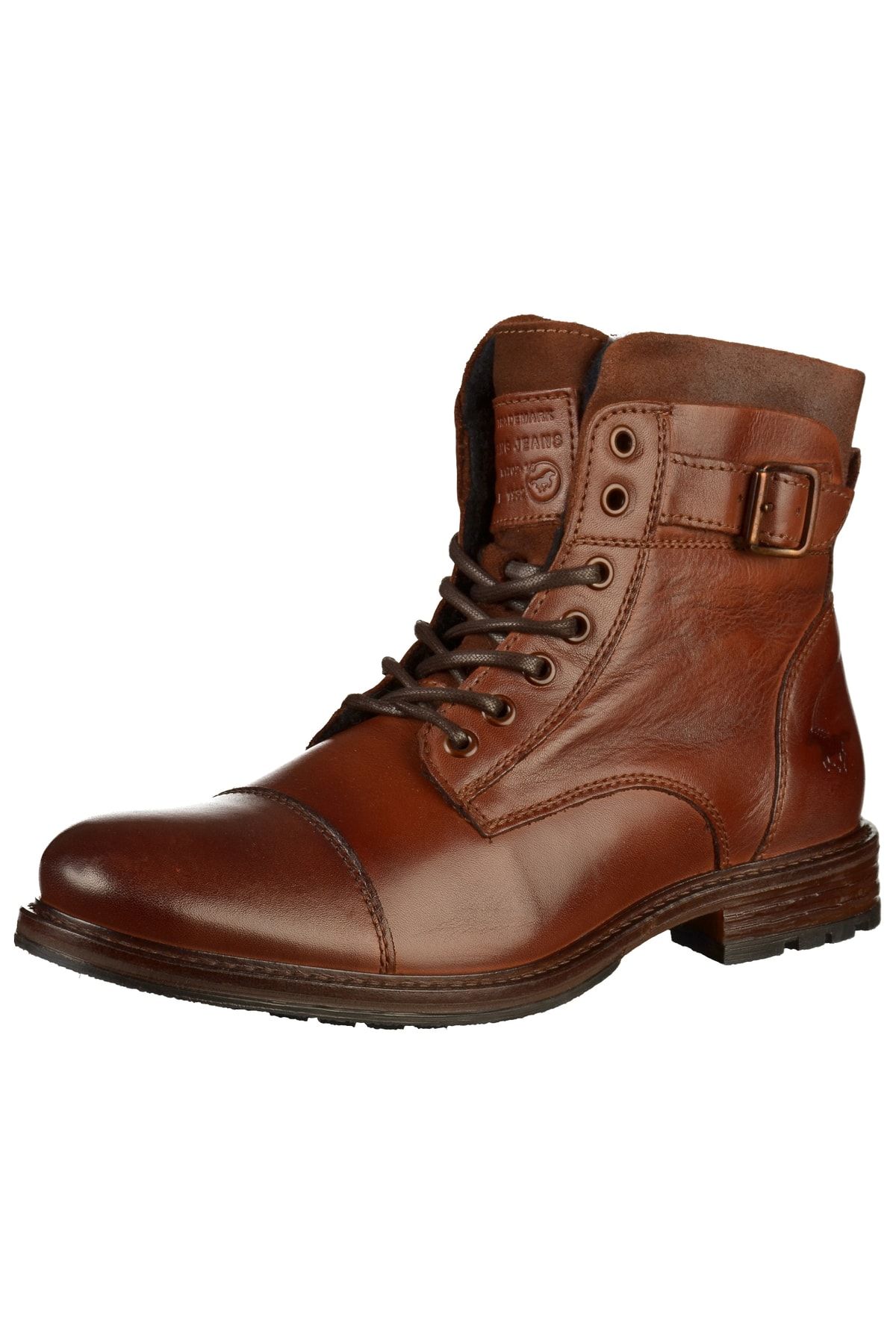 Mustang Stiefelette Braun Blockabsatz Fast ausverkauft