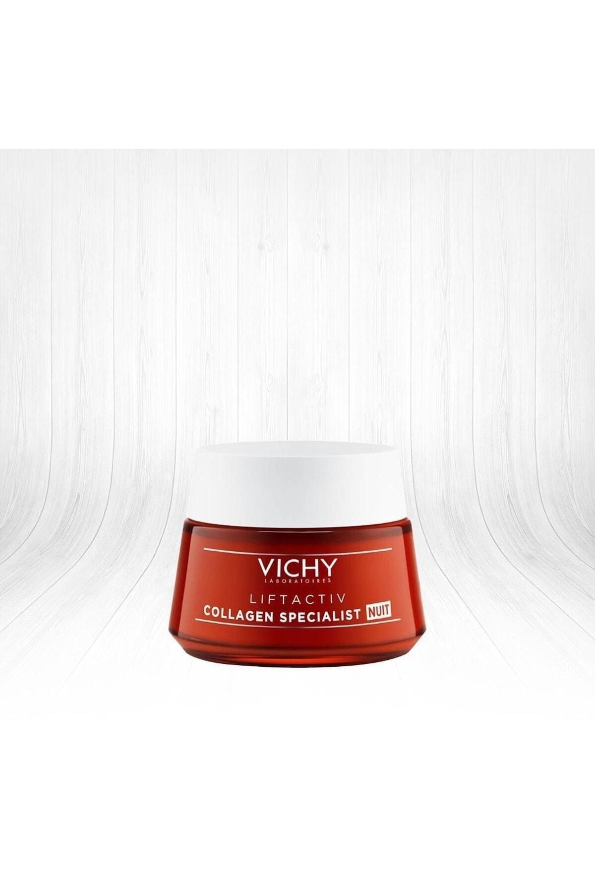 Vichy کرم شب متخصص ضد چروک و فرم دهنده کلاژن لیفت‌اکتیو ۵۰ میلی‌لیتر
