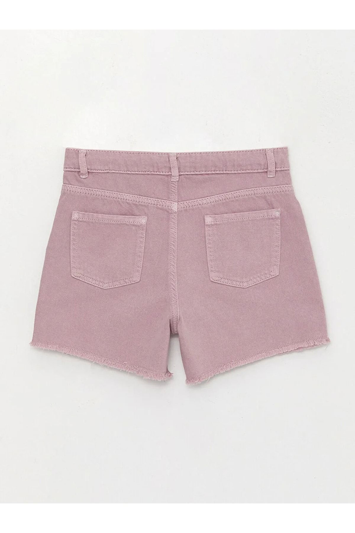 LC Waikiki-Lcw Kids Basic dievčenské džínsové šortky 2
