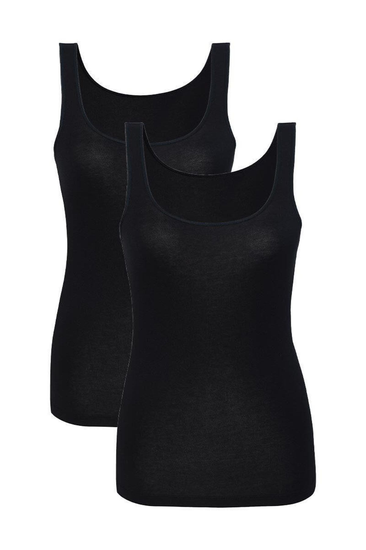 Blackspade Tricou Negru Pentru Femei, Pachet De 2 Essential 1590 Femeie - M