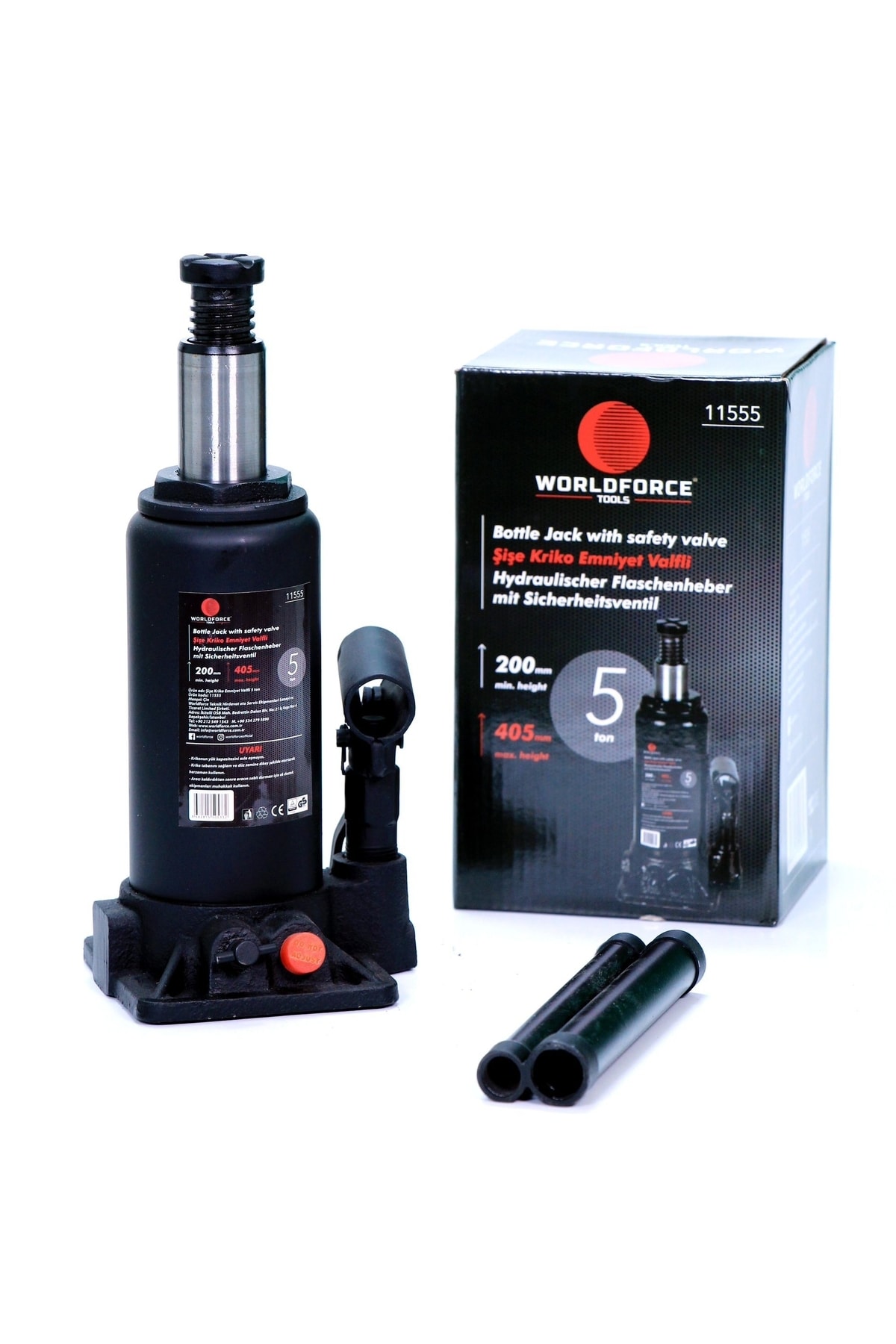 5 Ton Hydraulic Bottle Jack with Screw