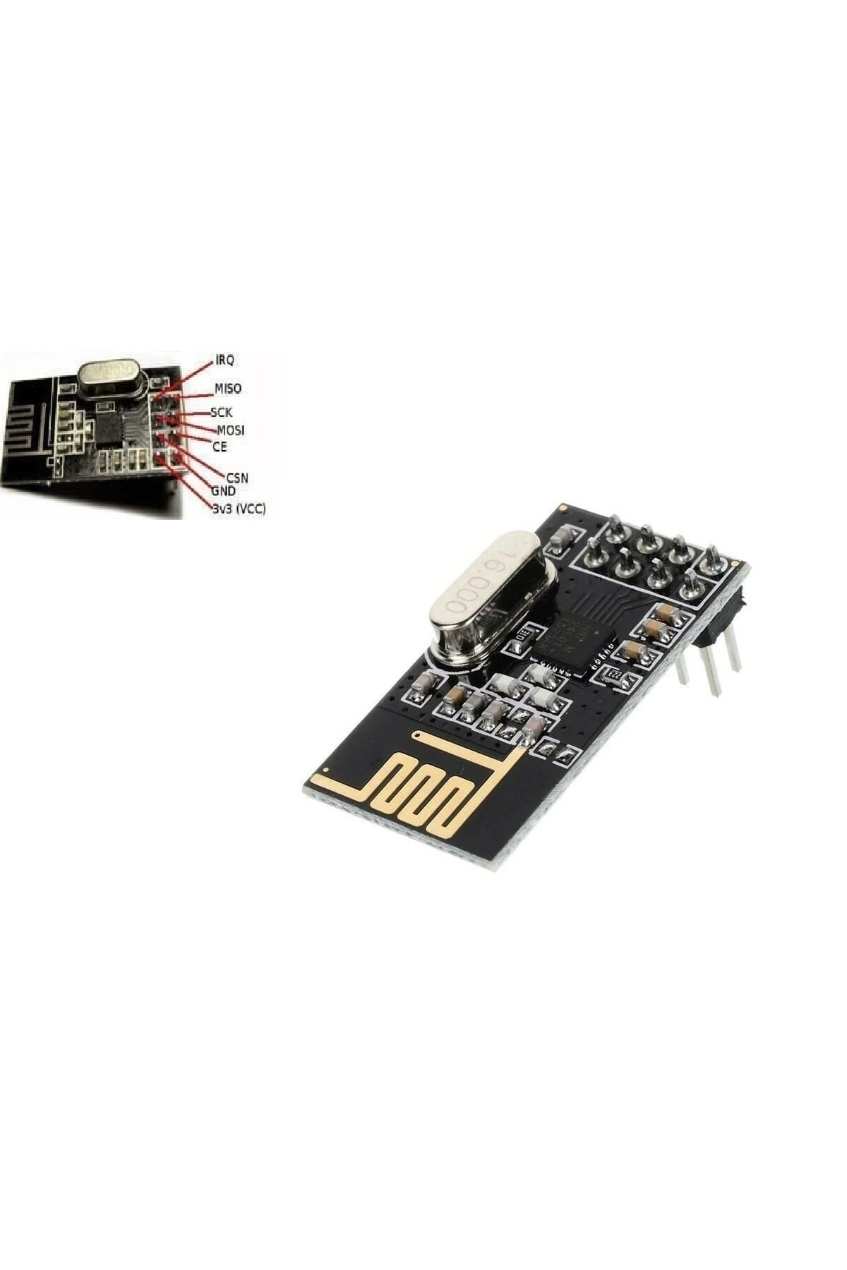 Arduino Joystick- Nokia 5110 Ekranı-nrf24l01+ 2.4ghz Alıcı Verici Modül Ile Oyun Geliştirme Seti 6