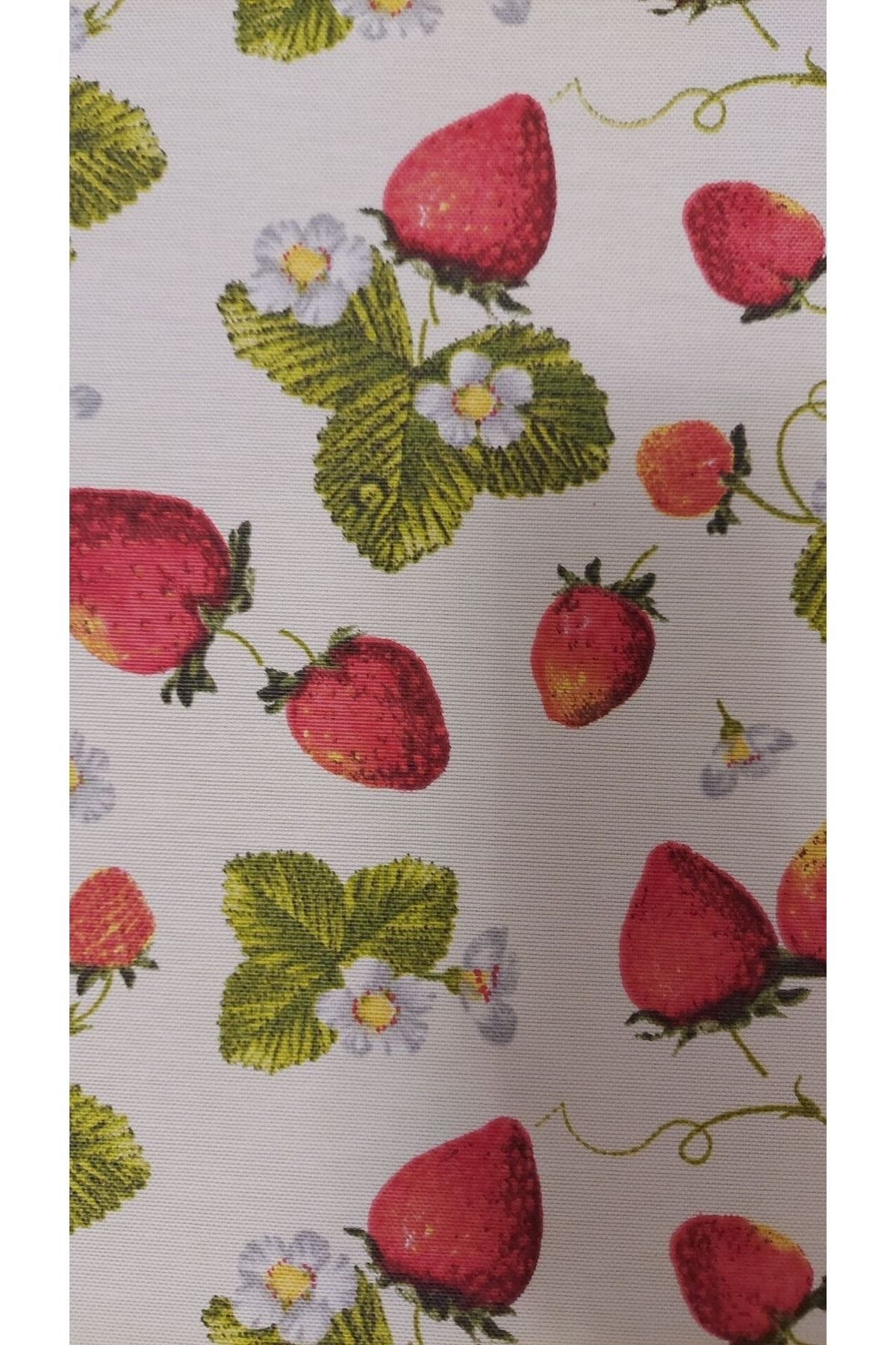 gonk-Rectangular Duck (LIQUID PUSHER, SPOT-PROOF) Fabric, Strawberry Pattern, Dining Table Cloth 8