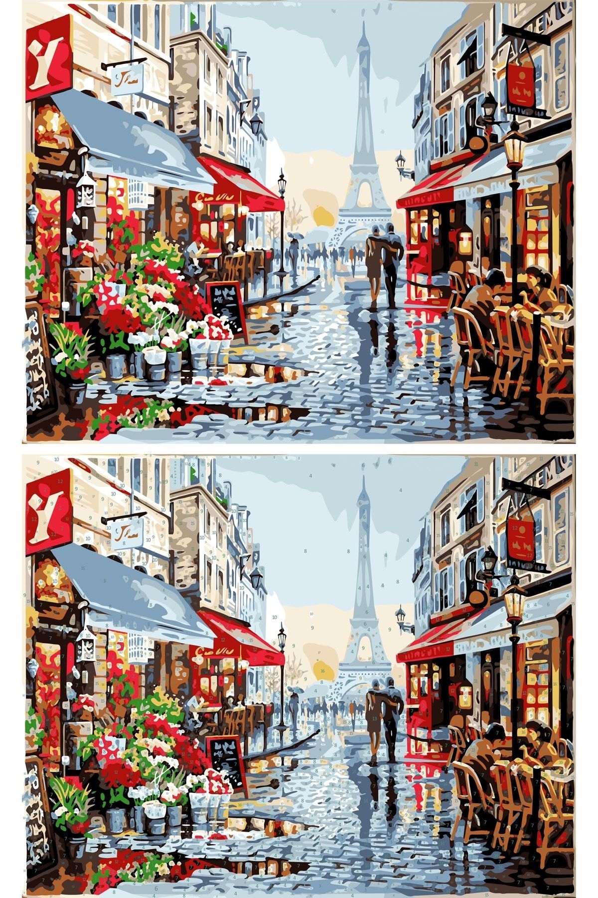 Paris paint discount by number