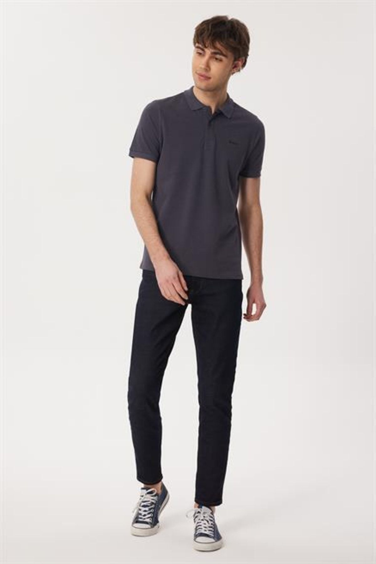 تی شرت خاکستری مردانه دوقلوهای یاکا اورجینال Lee Cooper