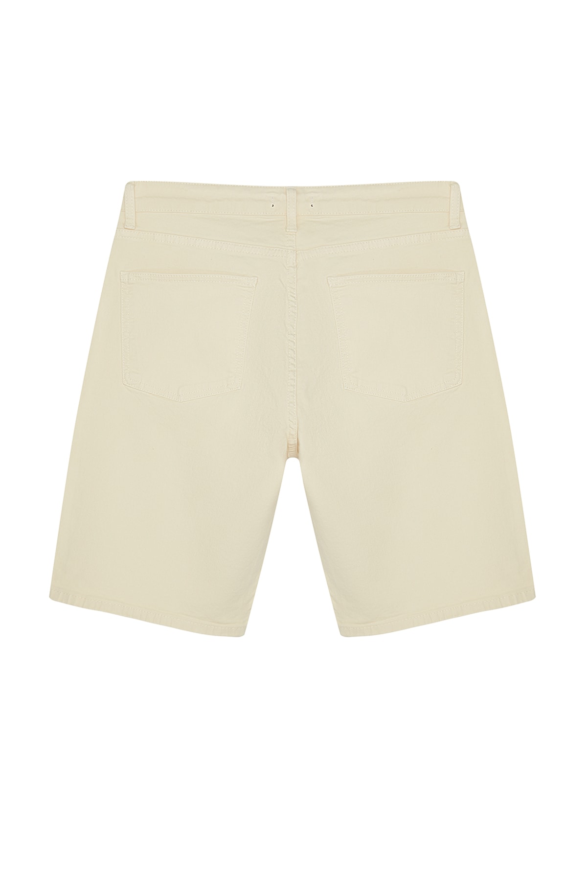Trendyolmilla  Bej Regular Fit Esnek Kumaş Denim Kot Şort & Bermuda TMNSS23SR00067 - Görsel 8