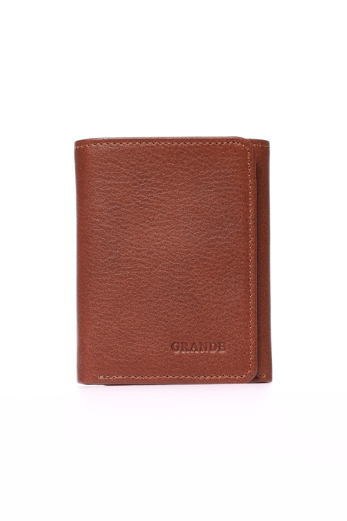 1414 Genuine Leather Men's Wallet Natural Tan