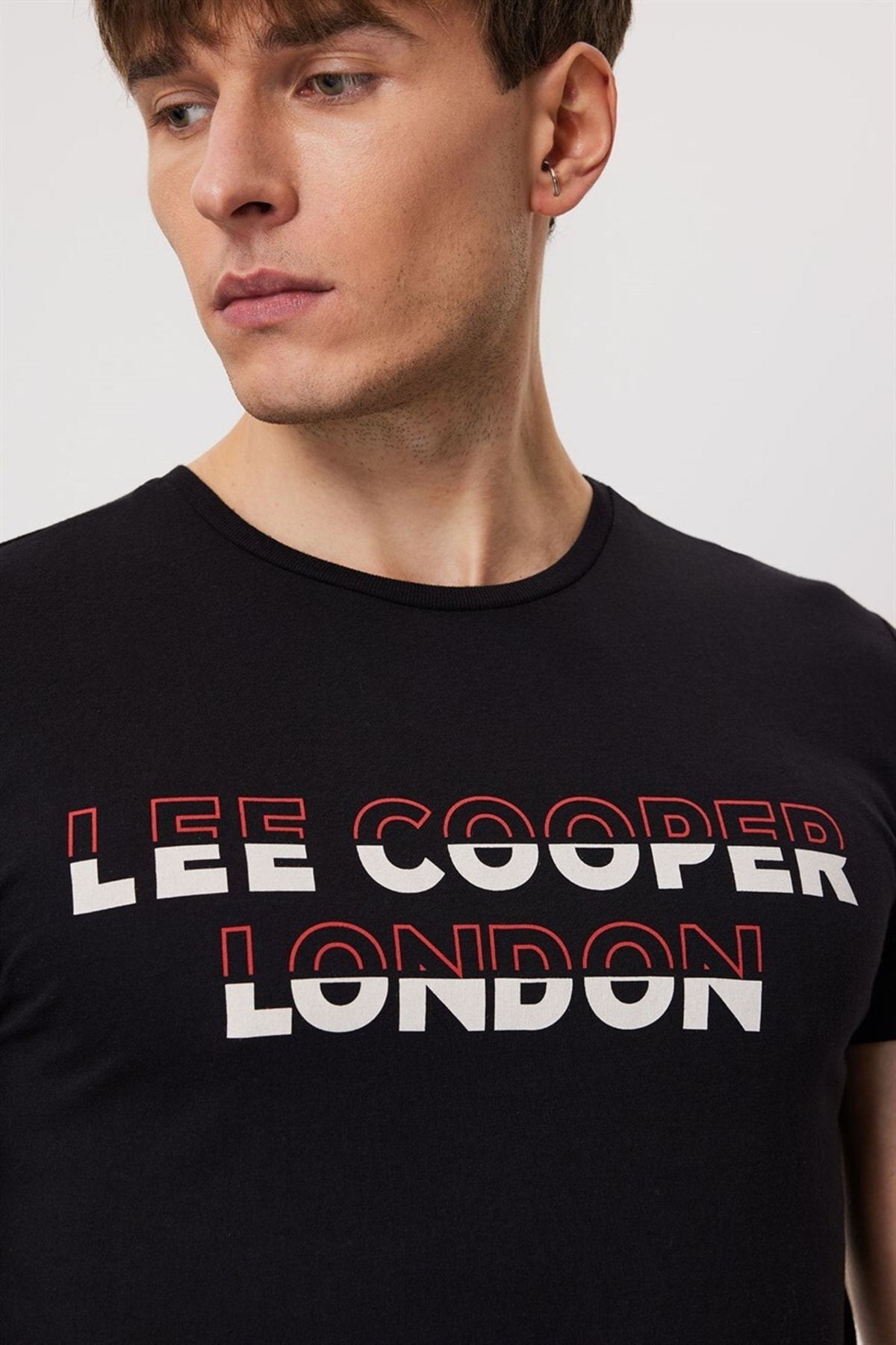 تی شرت مردانه Motto/شعار آستین کوتاه | لی کوپر Lee Cooper 222 LCM 242082 - تصویر 5