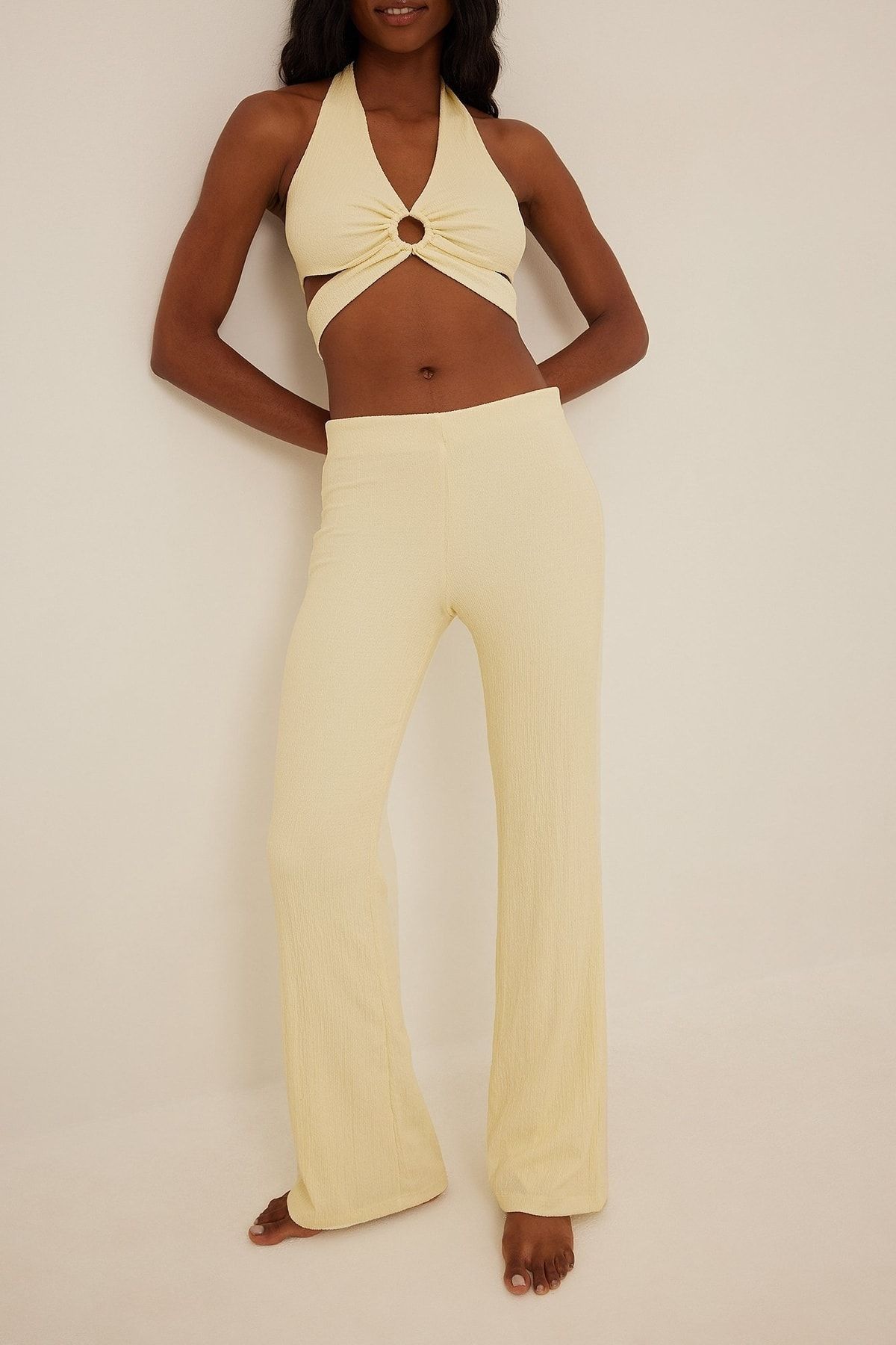 NA-KD Hose Gelb Relaxed