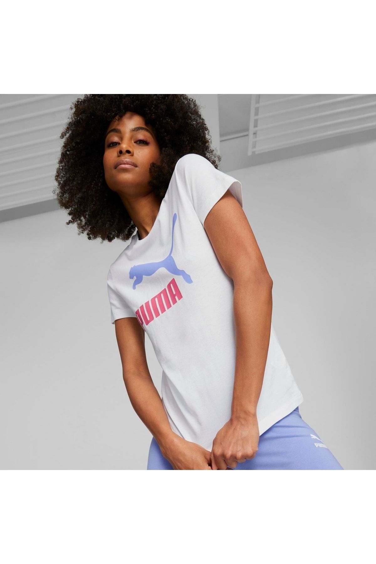 Puma Classics Logo Tee Women\'s - Trendyol T-shirt White