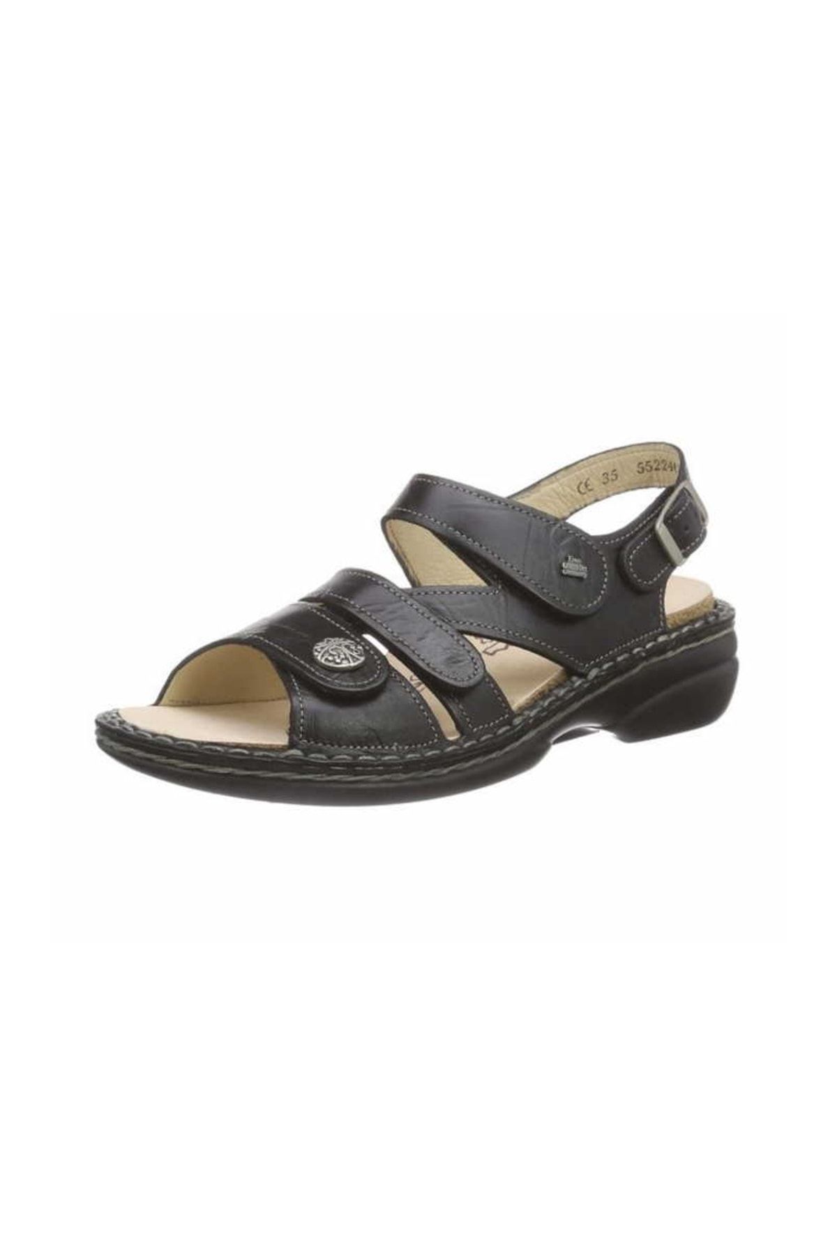 Finn Comfort Sandalette Schwarz Flacher Absatz