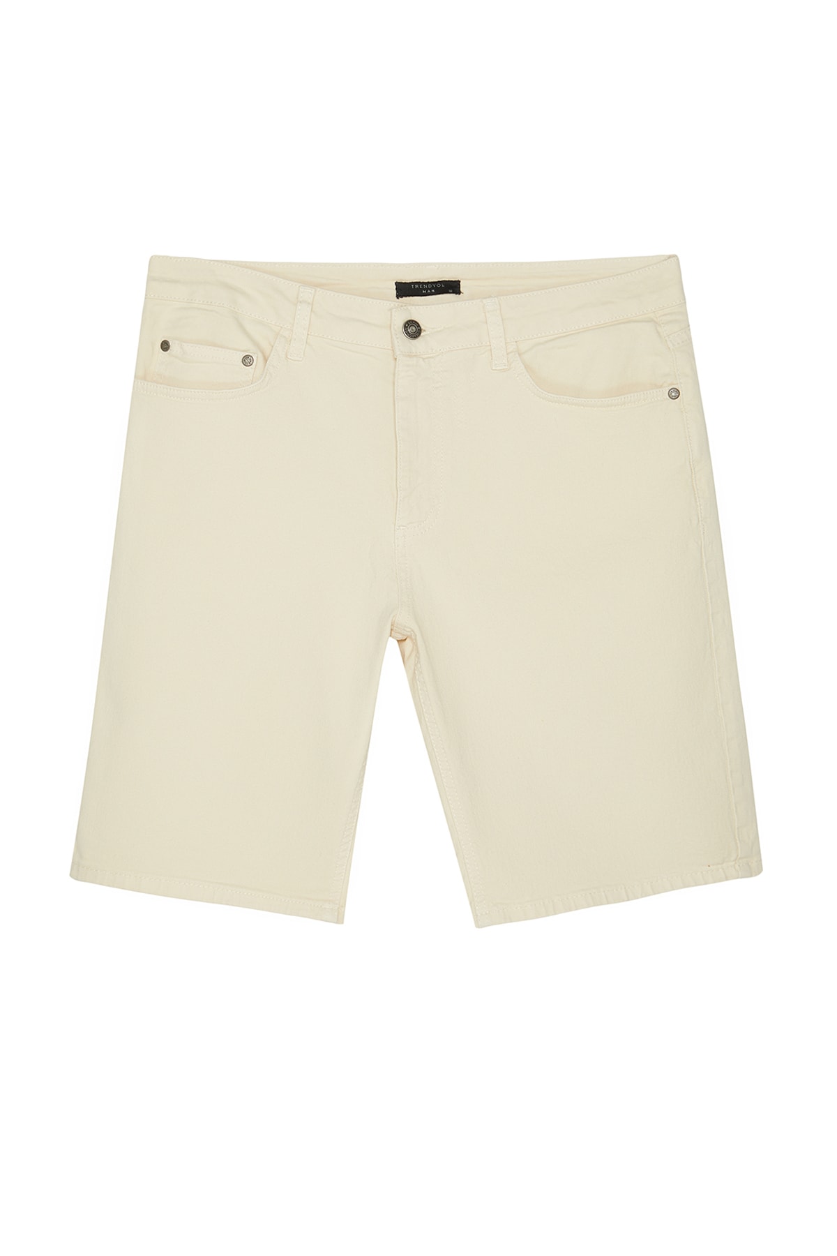 Trendyolmilla  Bej Regular Fit Esnek Kumaş Denim Kot Şort & Bermuda TMNSS23SR00067 - Görsel 7