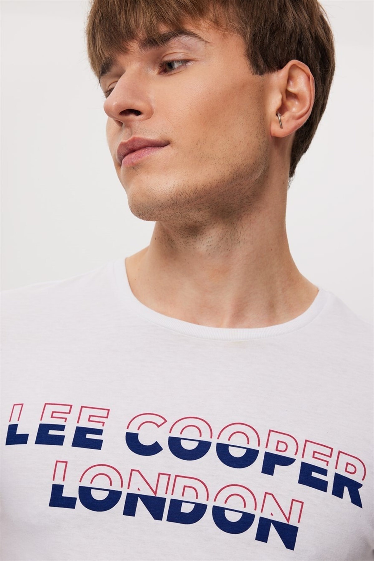 تی شرت مردانه Motto/شعار آستین کوتاه | لی کوپر Lee Cooper 222 LCM 242082 - تصویر 5