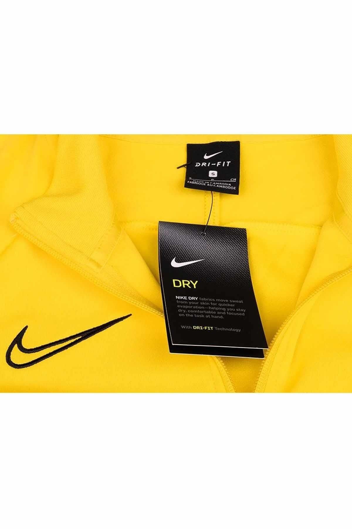 Nike yellow deals jacket mens
