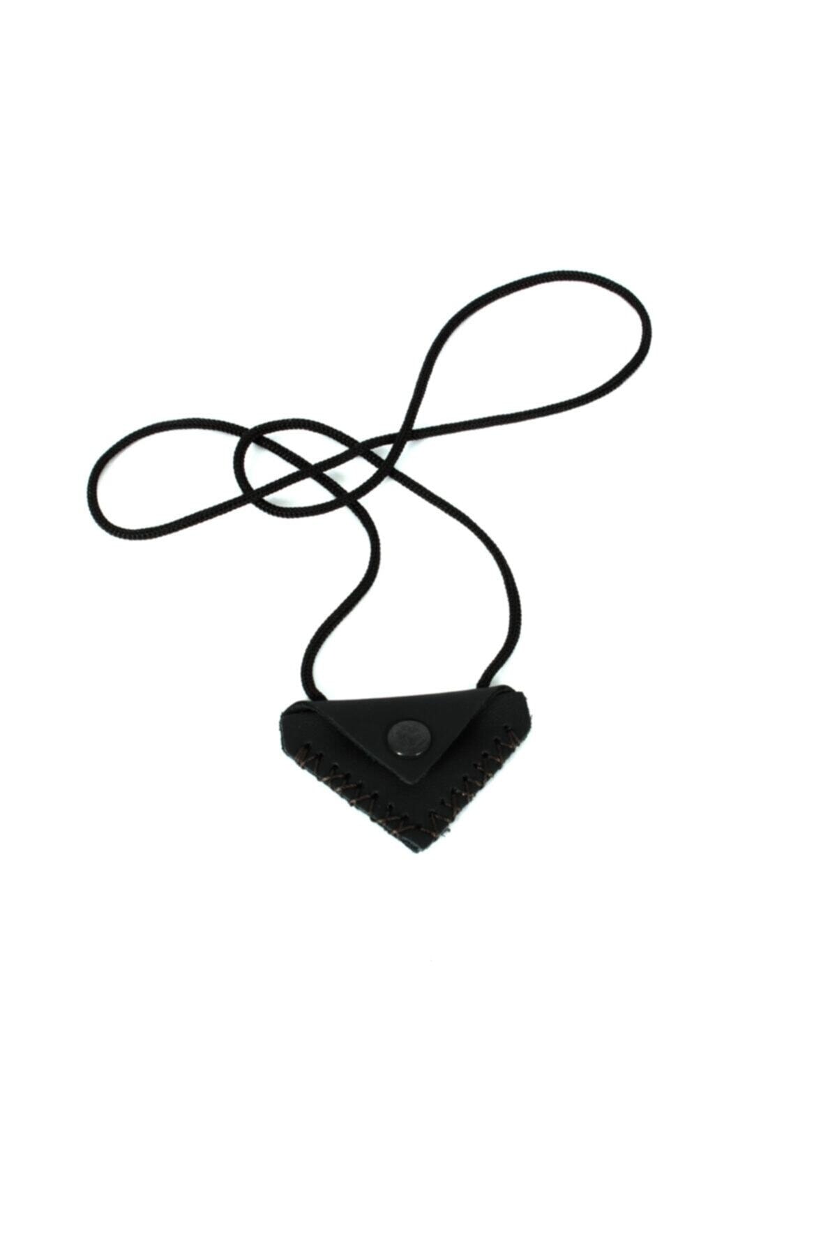 kanaviçe Deri Üçgen Çevşen Boyuna Asmalık