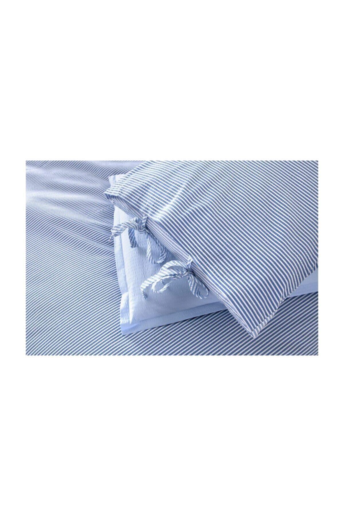 Sarev-Danilo Percale Seersucker Fabric Single Duvet Cover Set V3 Danilo Percale Single Size 2
