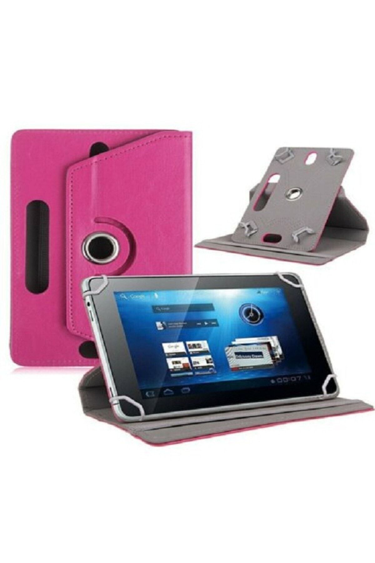 SİRİUS-Lenovo Tab E8 Tb-8304f1 8" Universal Tablet Case 360 Degree Rotating Stand Artificial Leather 1