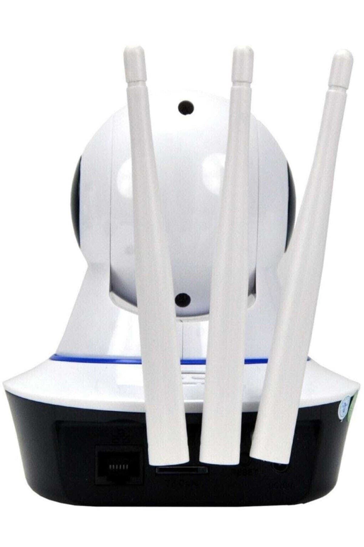 Chermik 360º Gerçek Hd Wifi Kablosuz 3 Antenli Ip Bebek Ve Güvenlik Kamerası fotoğrafı 4 (önizleme)
