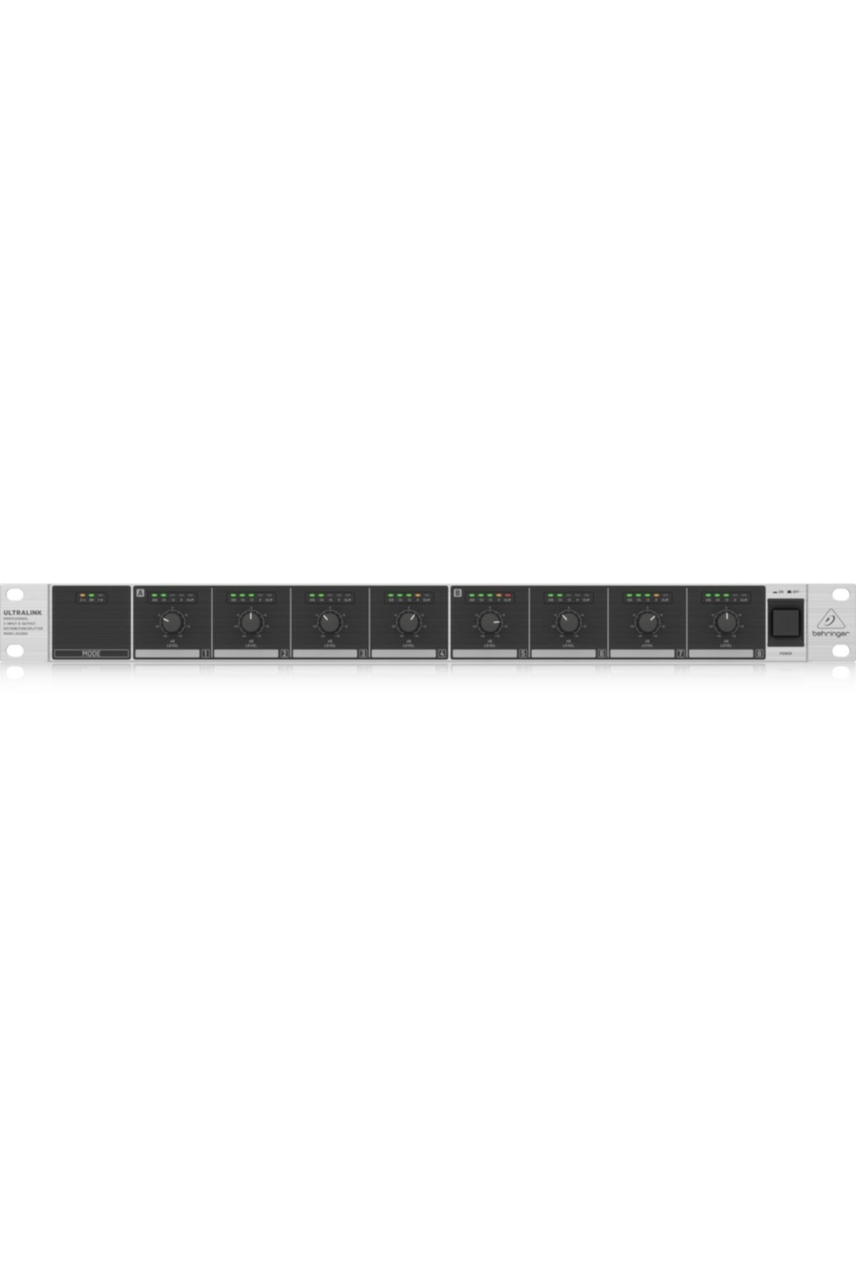 Behringer DS2800 Profesyonel 2 Girişli 8 Çıkışlı Dağıtım Bölücü