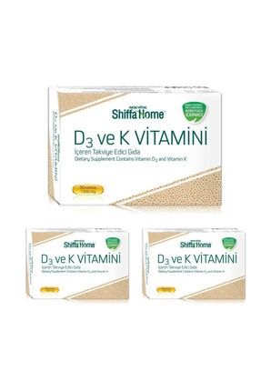D3 Ve K2 Vitamini X 3 Adet u-SHF_D3_K2_SET3