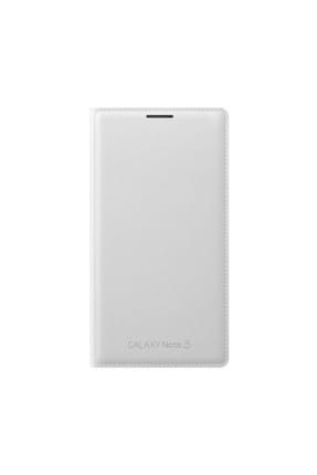 Galaxy Note 3 N9000 Flip Wallet Orjinal Kılıf Beyaz OUT00267B