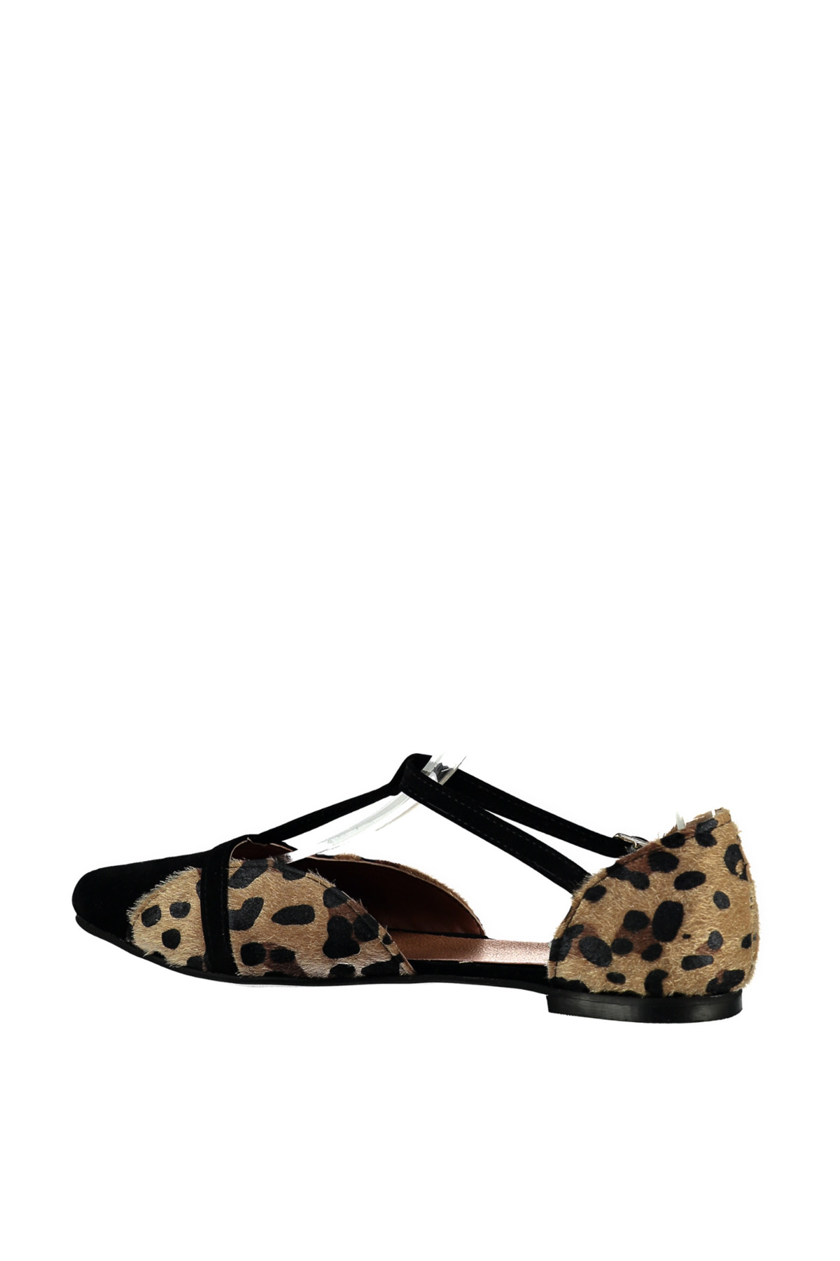 Fox Shoes Leopar Siyah Kadın Ayakkabı B726881802 ON7342