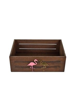Flamingo Küçük Ahşap Kutu TX5FAF79911315