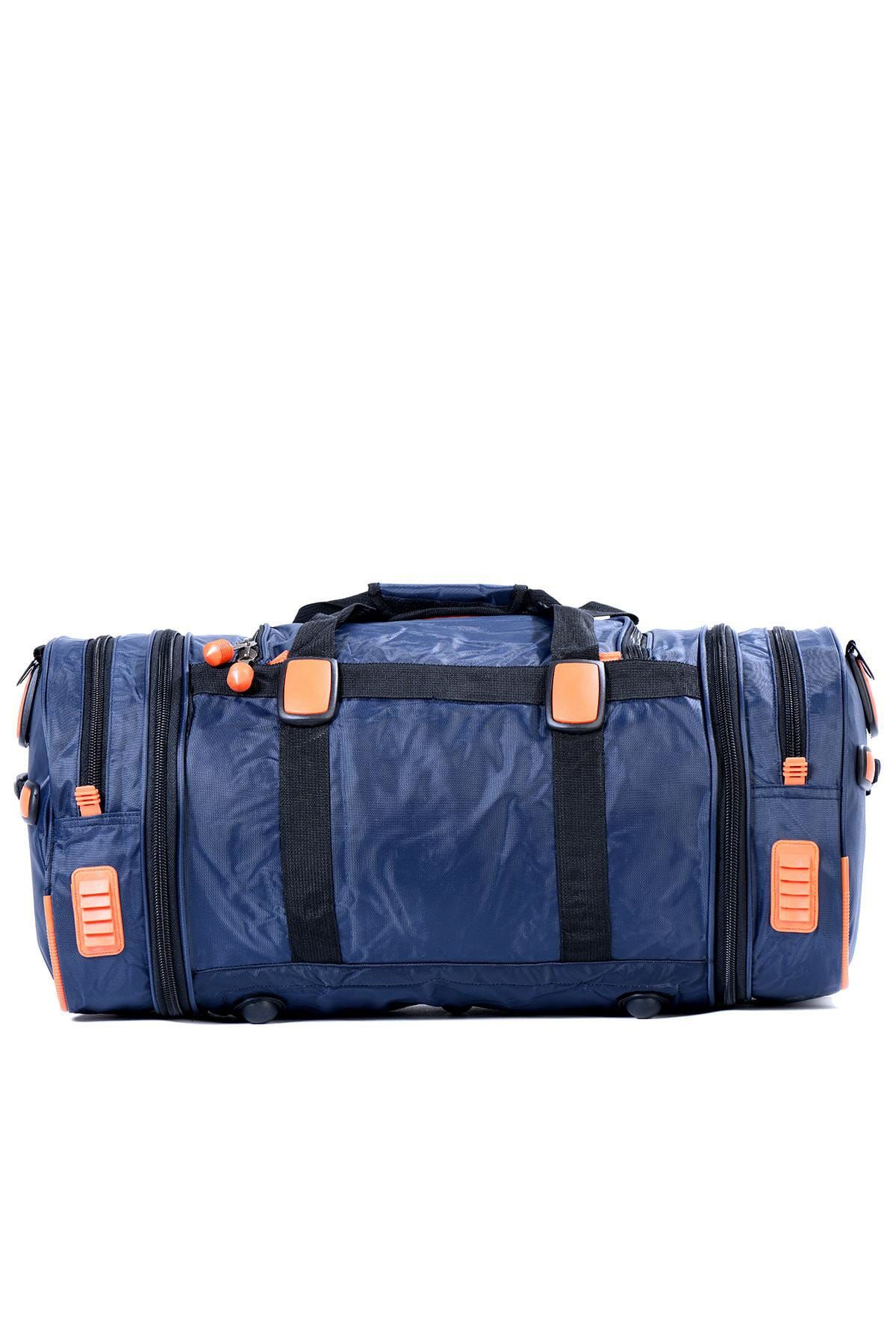 ÇÇS-Navy Blue Men's Sports & Travel Bag Ccs30050Lacı 4