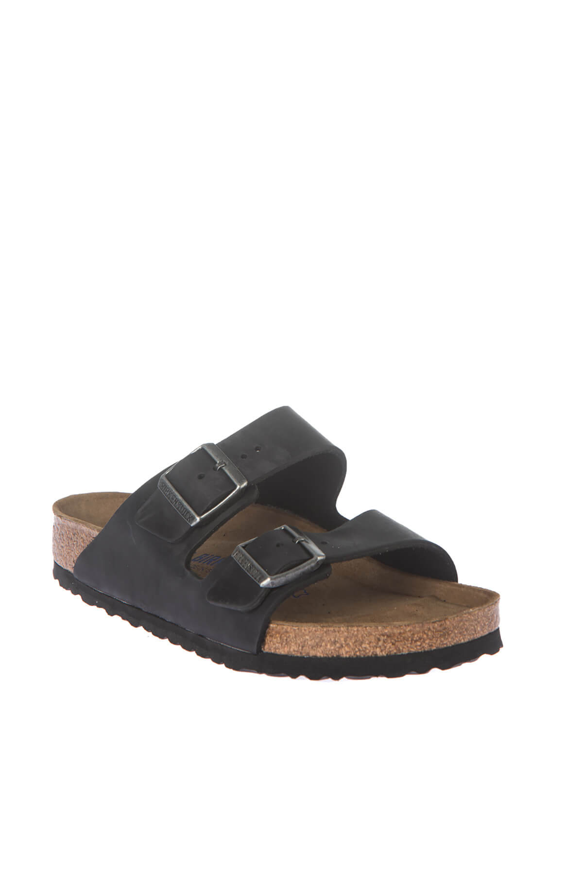 دمپایی بیرکن استاک مردانه منسوجات چرمی مشکی مردانه زنانه راسته      کژوال/روزمره | Birkenstock 752481 VN - تصویر 3