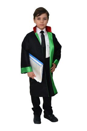 Çocuk Avukat Cübbesi-Kostümü 7-9 Yaş / HK/000031