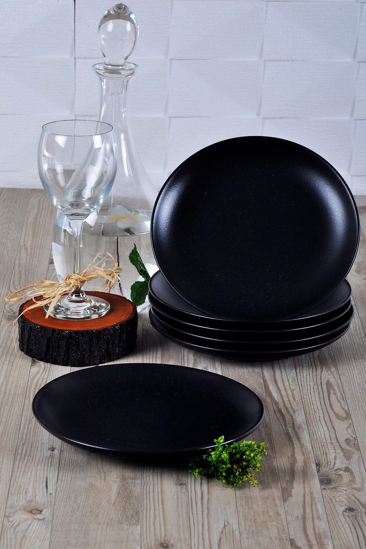 Keramika Siyah Ege Pasta Tabağı 20 Cm 6 Adet Fiyatı, Yorumları TRENDYOL
