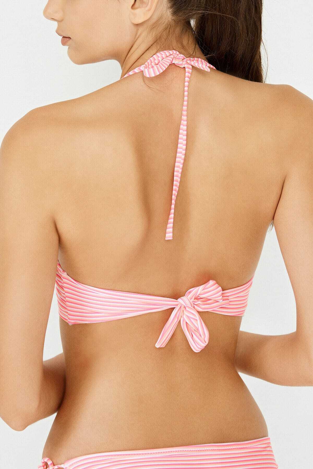 Penti-Striped Stria Strapless Half Band Bikini Top 2