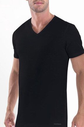 Erkek Siyah Comfort T-Shirt 9630 81040