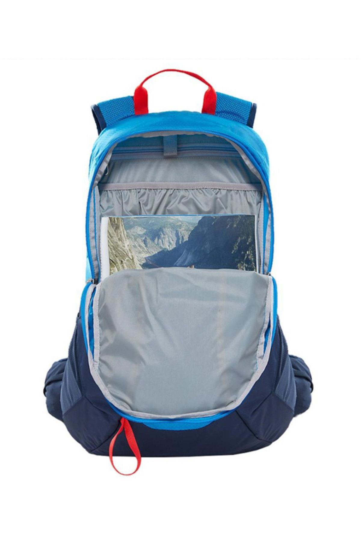 Dark blue north top face backpack