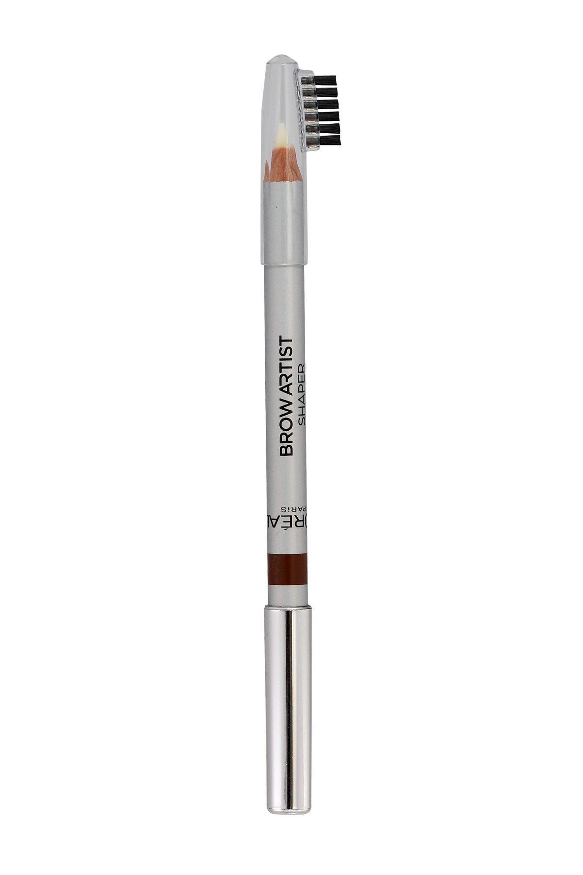 L'Oreal Paris مداد ابرو دو طرفه Brow Artist Shaper رنگ سفید و قهوه ای شماره 03