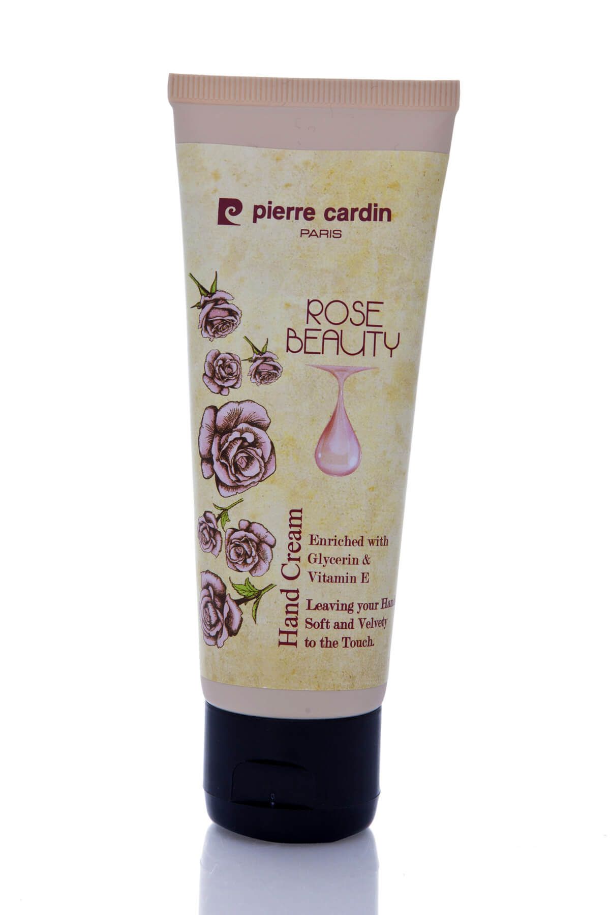 کرم دست مرطوب کننده عصاره رز ویتامین E 75 میلی لیتر 8680570257534 Pierre Cardin