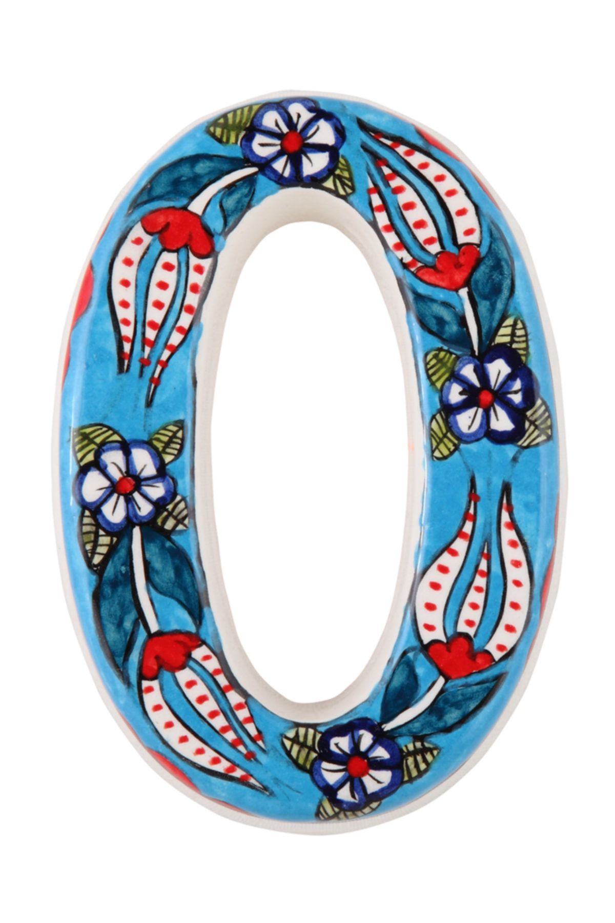 HOUSE2HOME-Handmade Ceramic Door Number 0 1