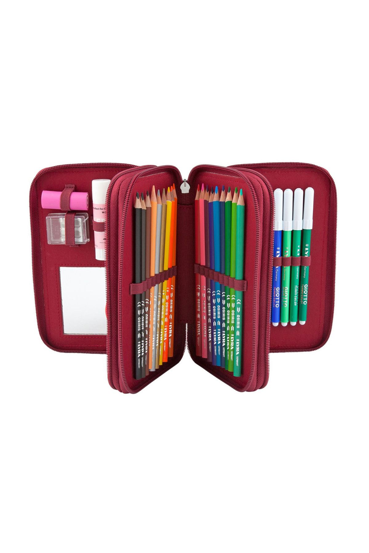 Top Model-3 Layer Filled Pencil Case / 3