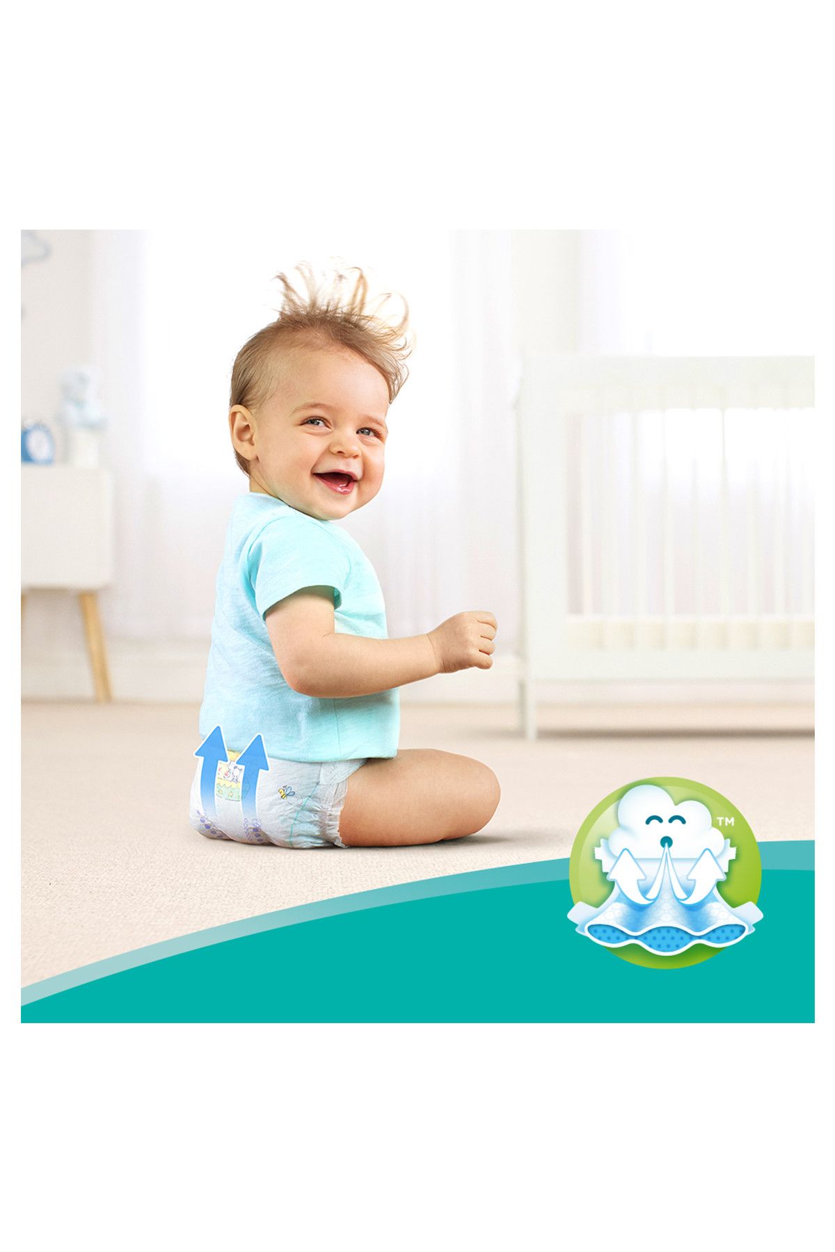 Prima Bebek Bezi Aktif Bebek 4 Beden Maxi Süper Fırsat Paketi 76 Adet UX9327