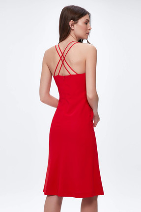 Mudo Kadin Kirmizi Elbise 1193760 Fiyati Yorumlari Trendyol