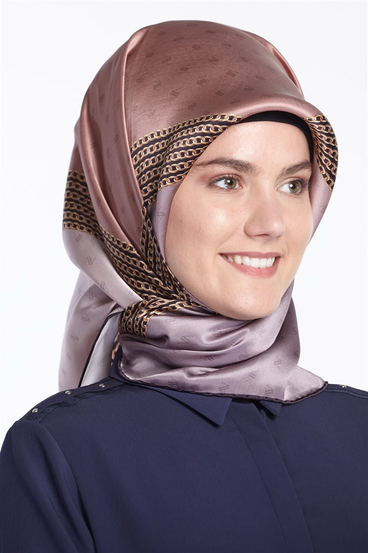 Armine-Armine-Sal-Esarp-Twill-8113D Γυναικείο μεταξωτό μαντήλι με σχέδιο - T 8113D-32 3