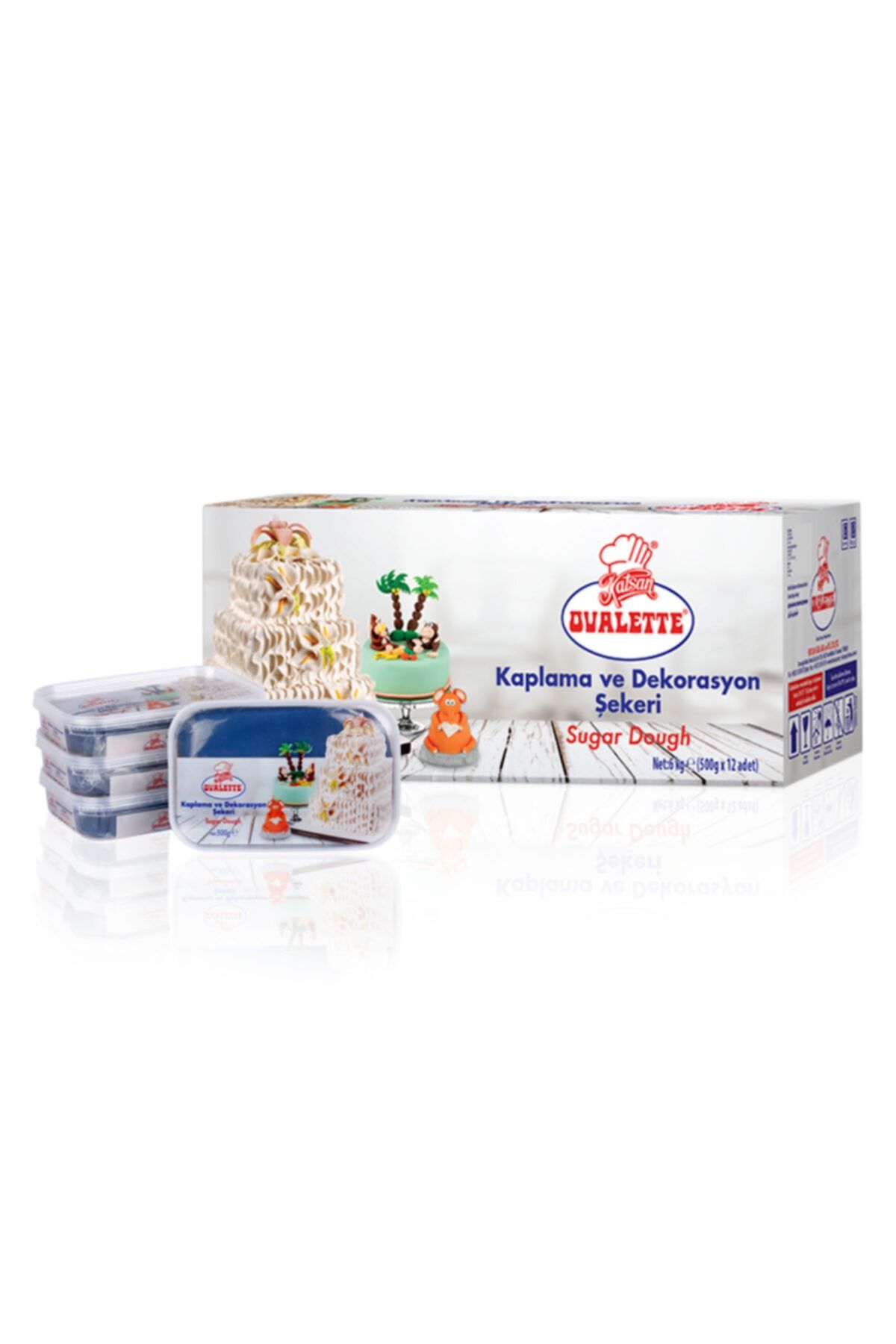 Genel Markalar KAPLAMA VE DEKOR ŞEKER HAMURU LACİVERT 500 gr
