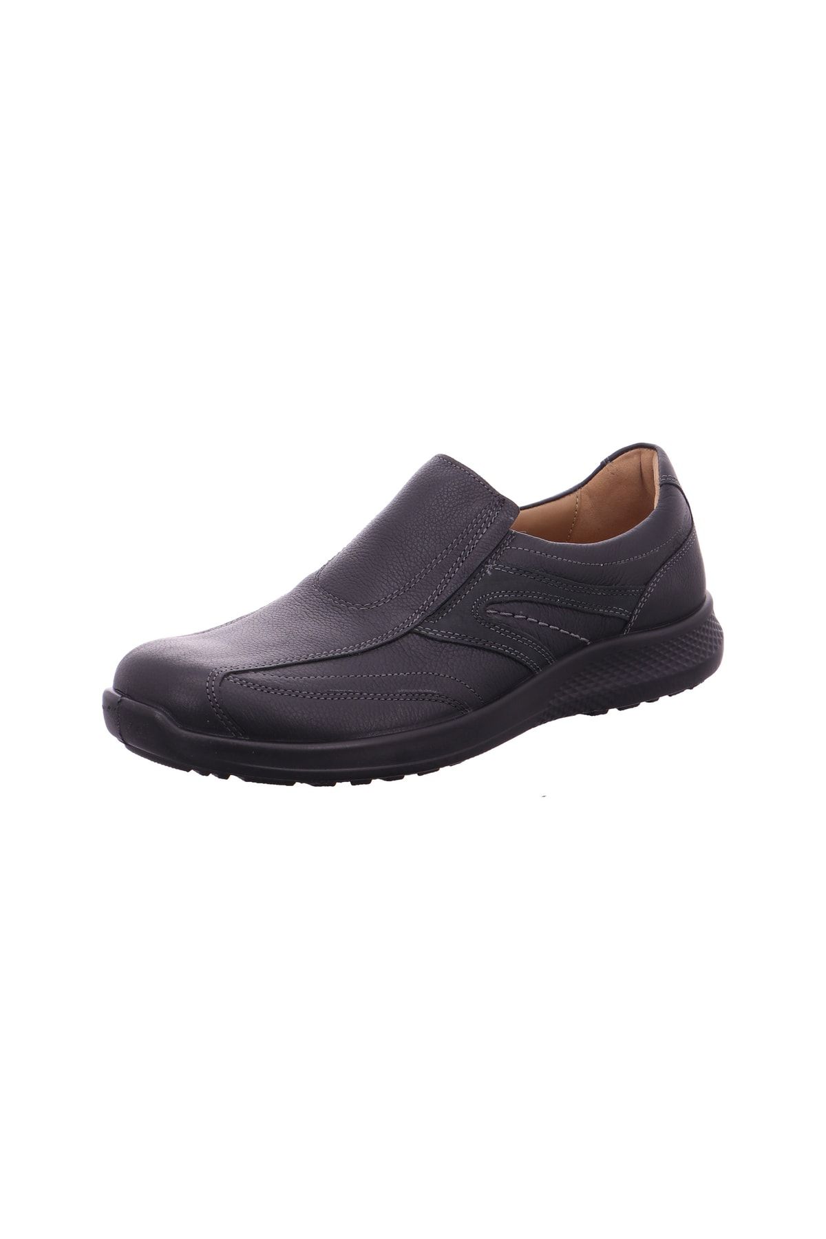 Jomos Pantolette Schwarz Flacher Absatz
