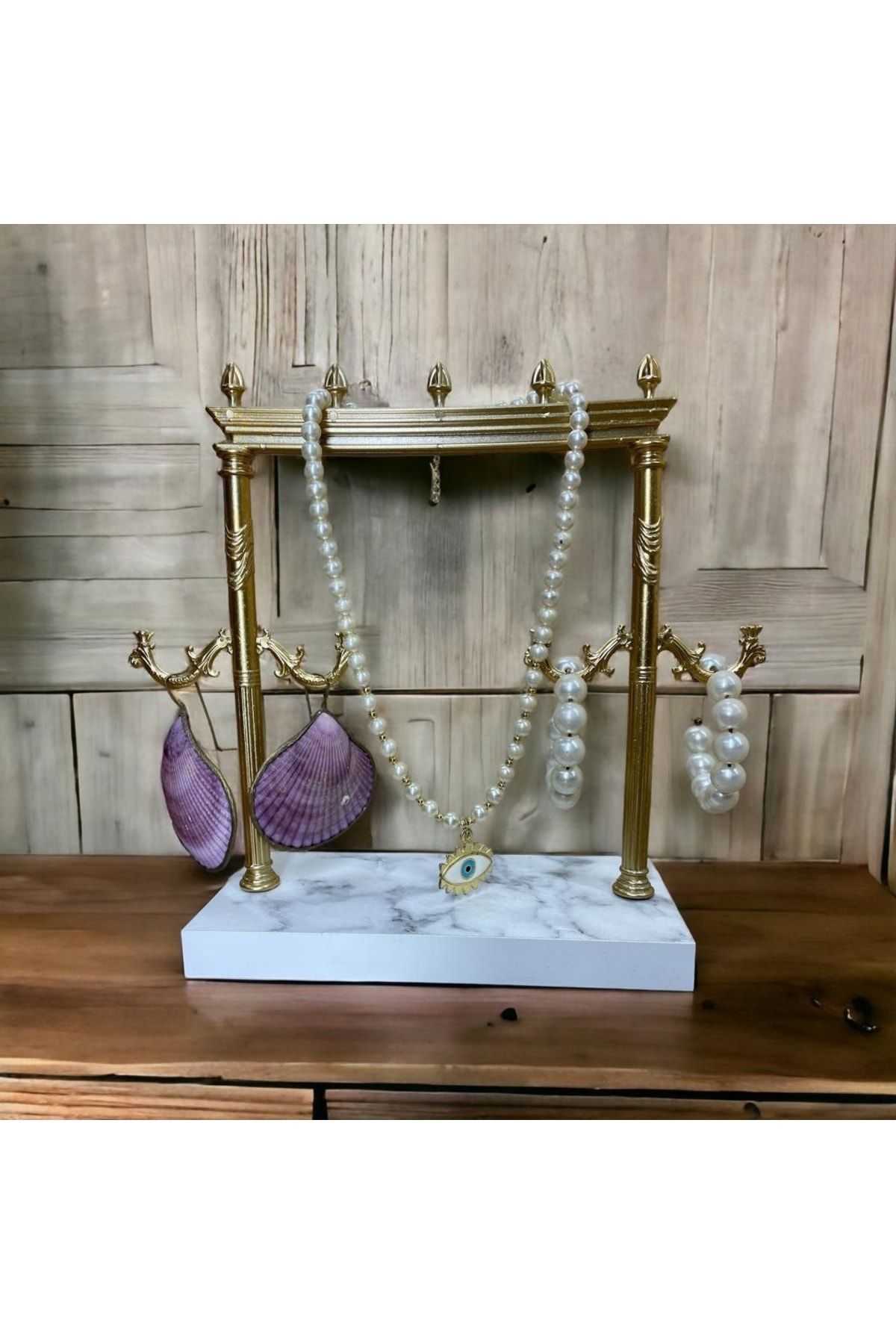Antique shop jewelry stand