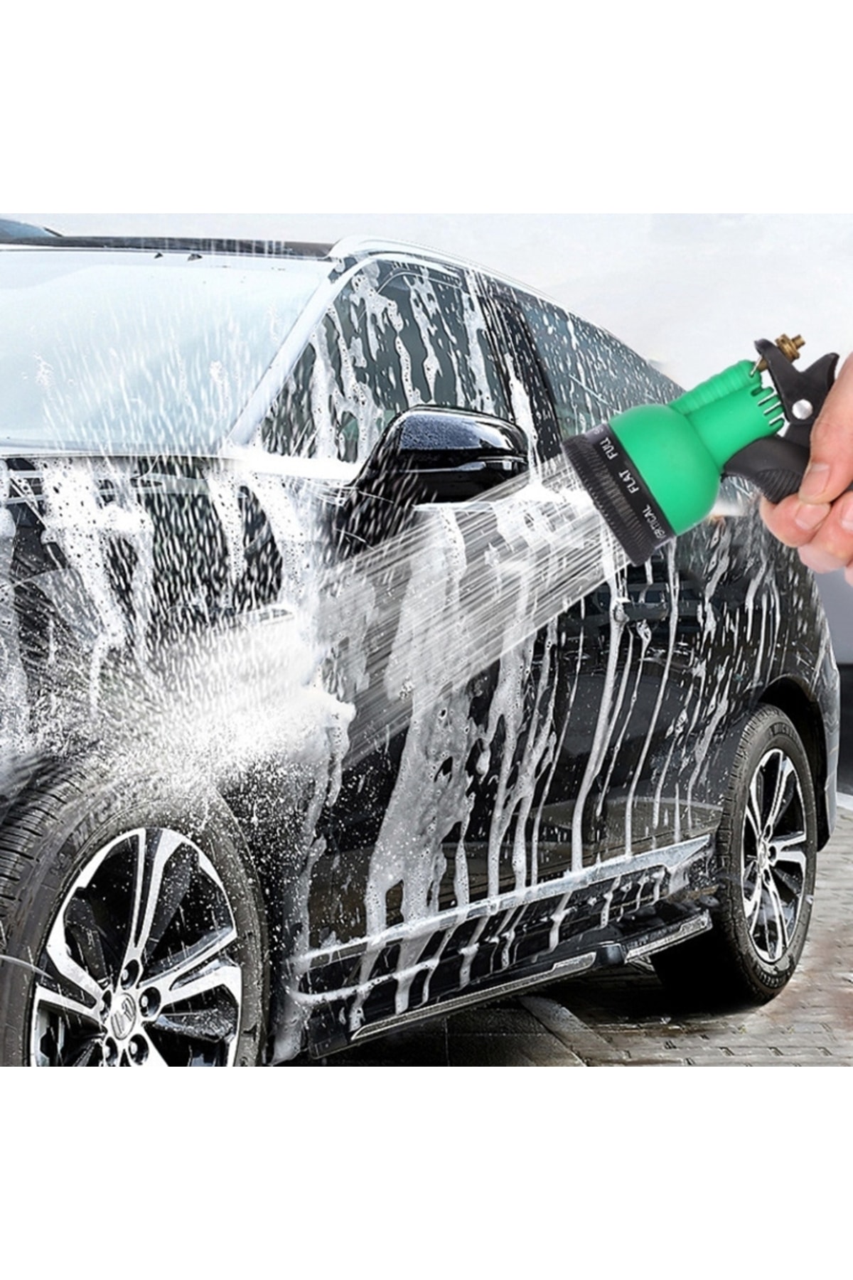 Otomatik 7 Fonksiyonlu Tabanca Seti Fıskiye Sulama Tabancası 4 Lü Set 8