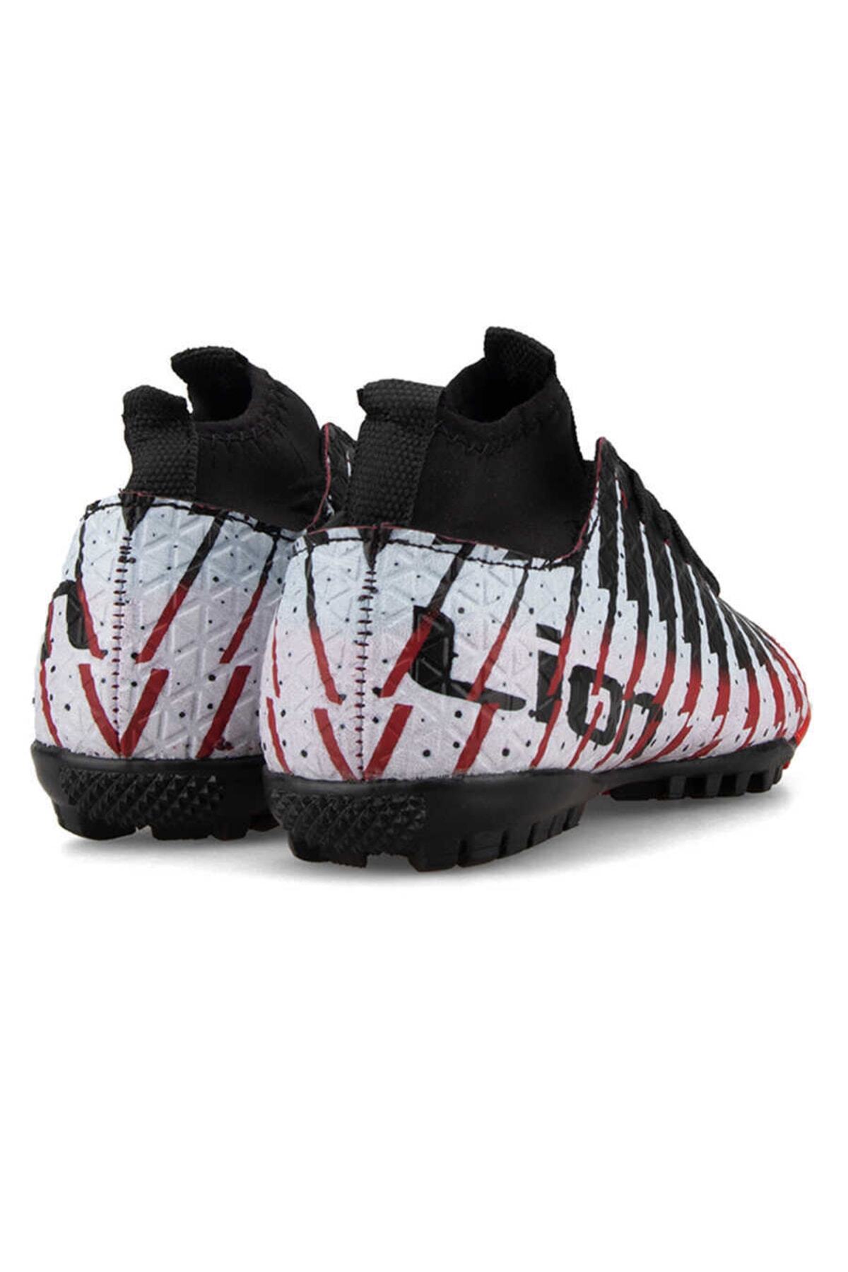 1453 کفش Lion پسرانه Astroturf Field Red Black اورجینال - تصویر 4