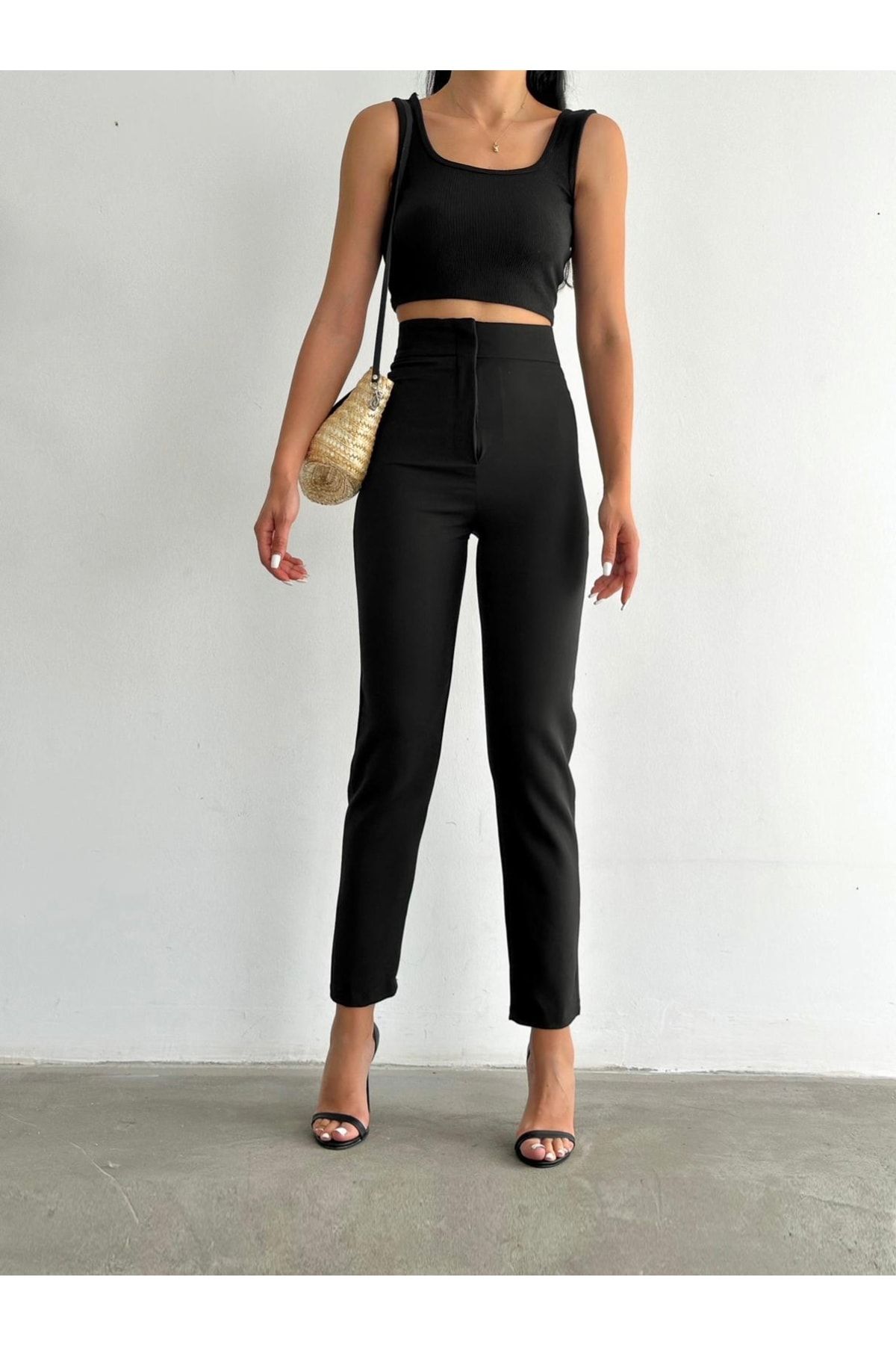 Noa Noa High Waist Women s Pencil Pants Trendyol