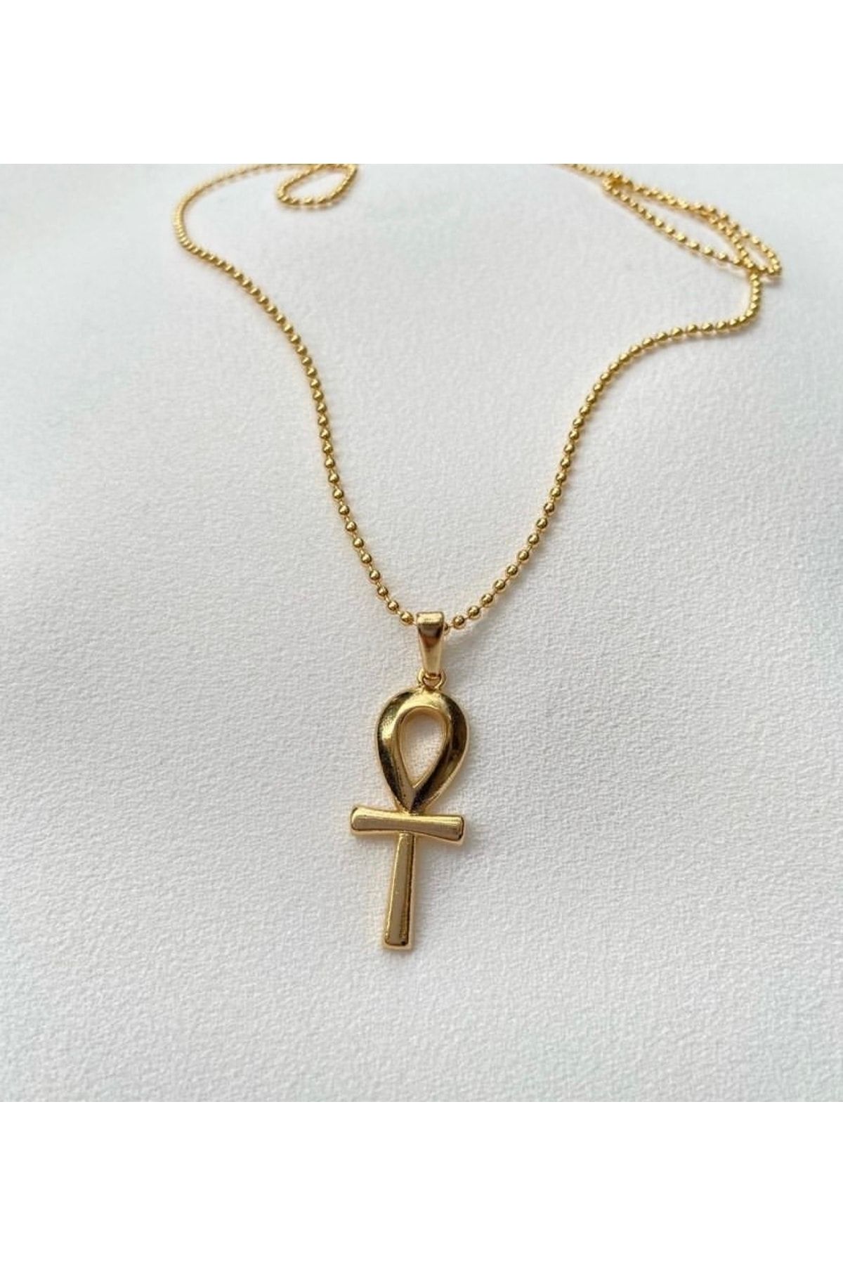 Gold plated cheap ankh necklace