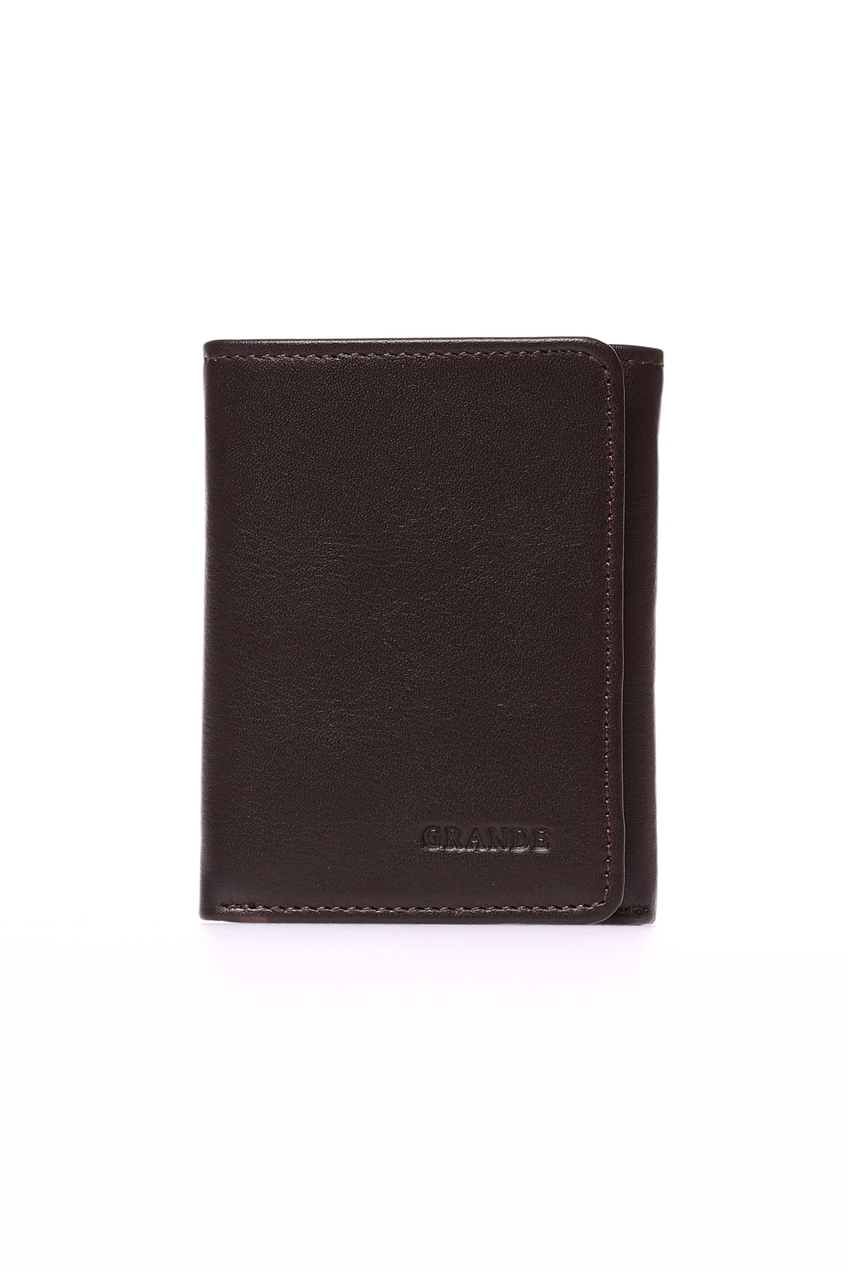 1414 Genuine Leather Men's Wallet Natural Coffee