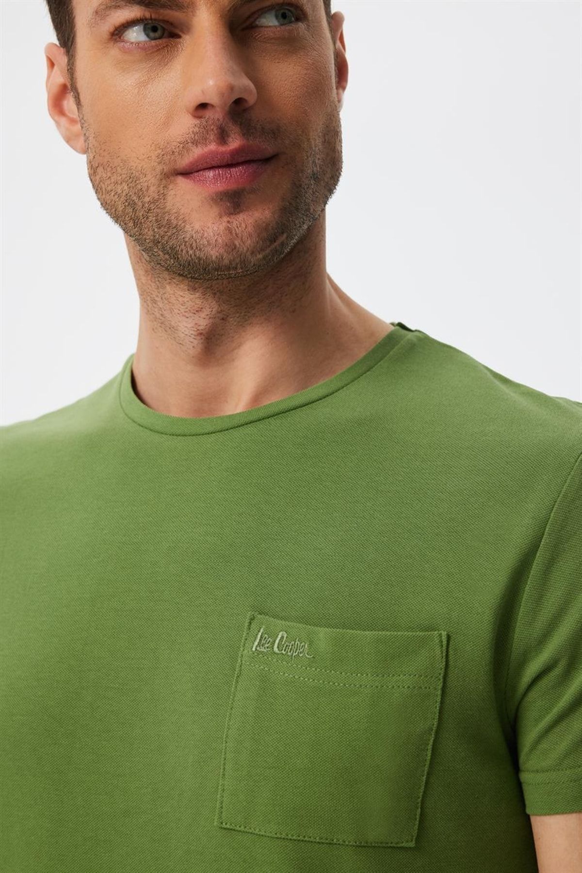 تی شرت سبز مردانه Twinggo O Yaka pice t shoot Lee Cooper